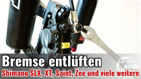 Shimano Scheibenbremse richtig entlüften [Deore, SLX, XT, .